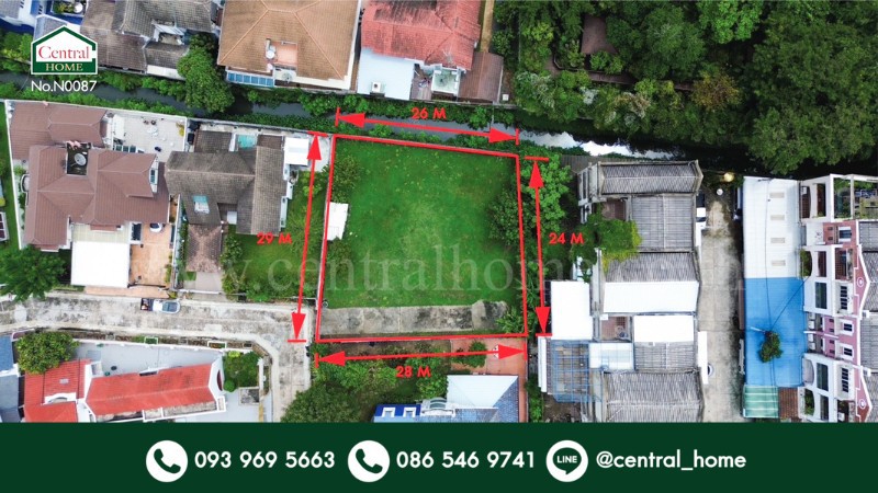 ที่ดินเปล่า 190.4 ตร.ว ภาณุวิลล่า ปิ่นเกล้า - จรัญสนิทวงศ์