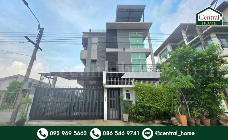 โฮมออฟฟิศ 3 ชั้น ซอยรามอินทรา 31 ใกล้รถไฟฟ้าสายสีชมพู สถานีรามอินทรา กม.4