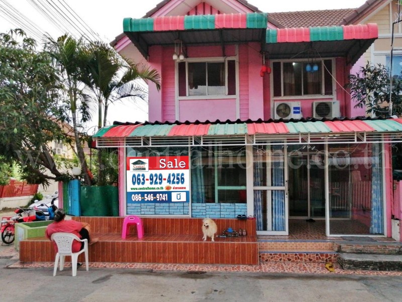 ทาวน์เฮ้าส์ พฤกษา 28/1 หลังริม ใกล้นิคม บางปู