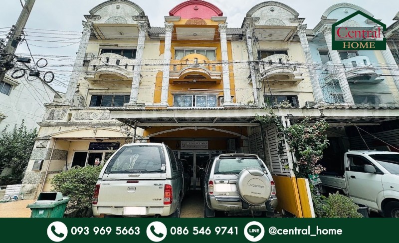 อาคารพาณิชย์ 3 ชั้น วิโรจน์วิลล์ บางบัวทอง นนทบุรี ราคาถูกที่สุด