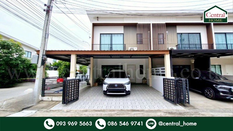 ทาวน์โฮม เดอะ คอนเนค 41 แจ้งวัฒนะ-ติวานนท์ หลังมุม ถูกสุดในโครงการ