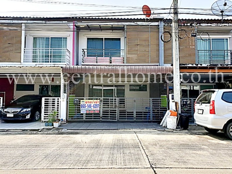 ทาวน์โฮม เดอะทรัสต์ ทาวน์ ราชพฤกษ์ - รัตนาธิเบศร์  ถนนเมน