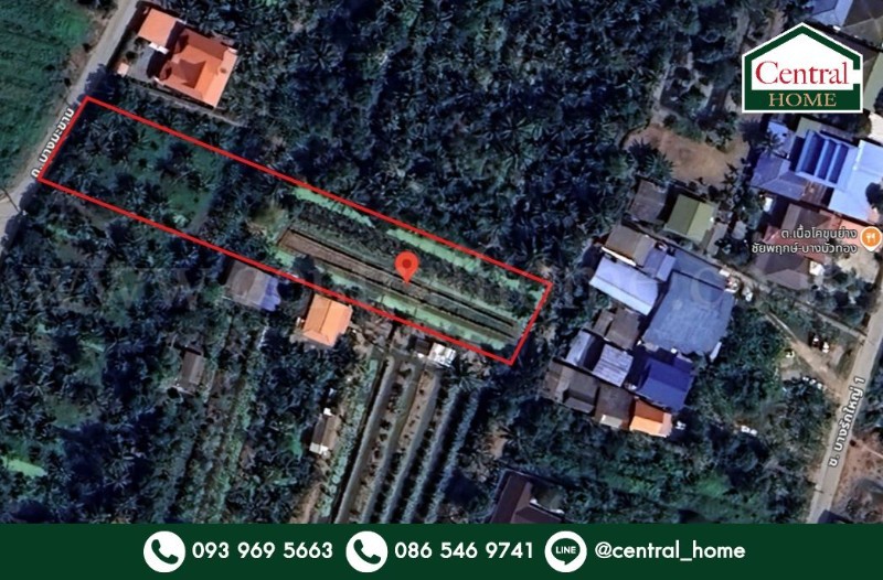 ที่ดินเปล่า 2 - 1 - 61 ไร่ ซอยบางรักใหญ่ 1 นนทบุรี ทำเลดี