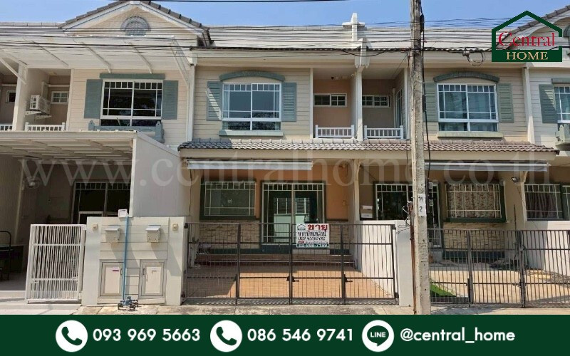 ทาวน์โฮม 2 ชั้น วิลลาจจิโอ บางนา ซอยเอแบค บ้านสวยใหม่มาก พร้อมอยู่ ราคาถูก