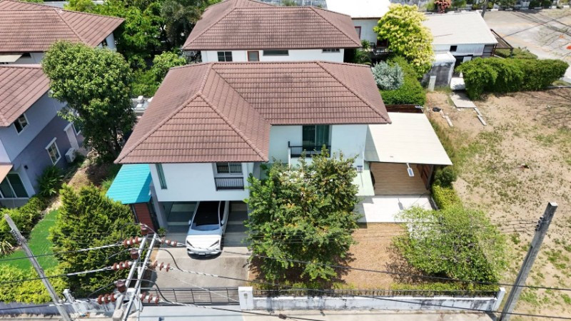 บ้านเดี่ยว เดอะ ธารา รามอินทรา วิวสวน หลังมุม