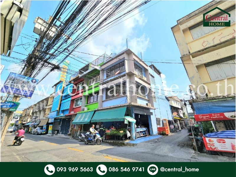 ตึกแถว หลังมุม จรัญฯ 75 MRTบางพลัด ค้าขายได้