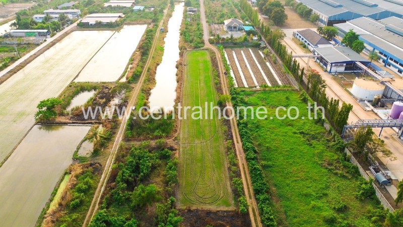 ที่ดินเปล่า 3 งาน ใกล้พื้นที่สีม่วงถนน 340 ไทรน้อย-นนทบุรี